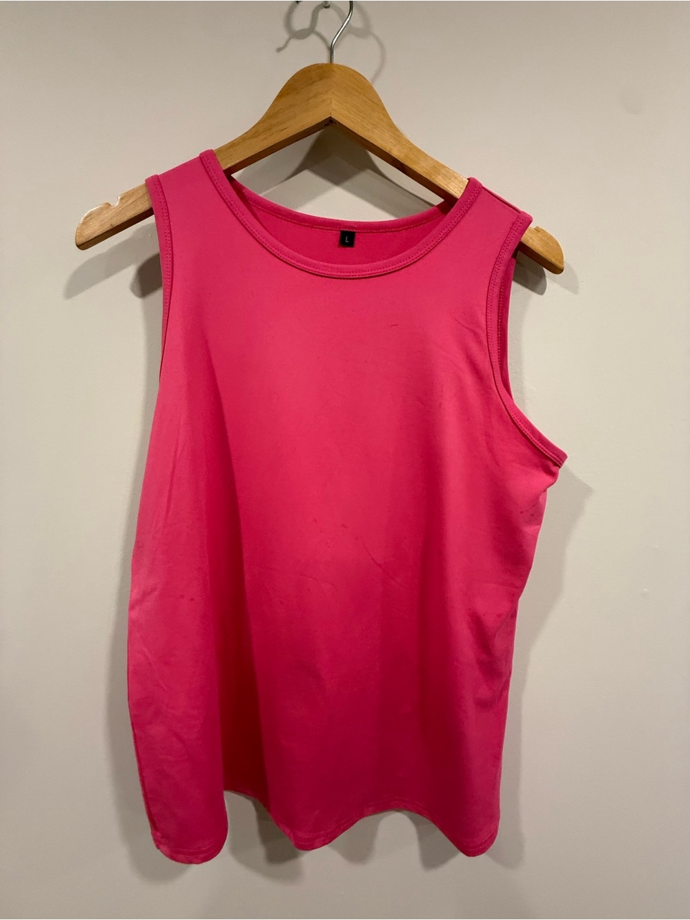 Bright Pink Women's Sleeveless Tank Top